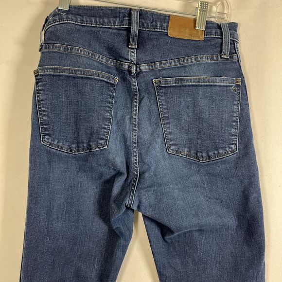 Madewell Jeans 10" High Rise Skinny Women's Size 28 EUC Medium Wash Stretch - Picture 4 of 8